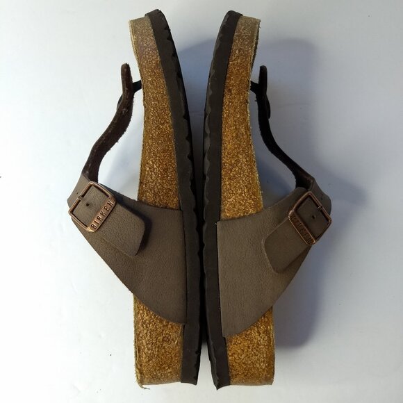 Birkenstock Gizeh Thong Sandals Size 38 US 7 - 7.5 Womens Adjustable Buckles - Picture 6 of 13